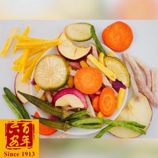 【六安堂】綜合蔬果脆片 養生蔬食 自然滋味 低鹽 低油 低溫烘焙 休閒零嘴系列, 1個