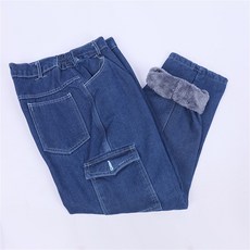 Vezri 남성 겨울 데님 플리스 기모 후드 재킷 아우터 청바지 방한복 작업복