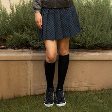 엘르골프 여성 중기장 플리츠 스커트 6I61802