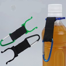 뜬구름디자인 카라비너형 물병 홀더 물병카라비너, 그린