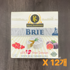 [묶음상품]리얼파머스 브리 치즈 125g X 12개