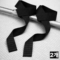 옥타그램 미끄럼방지 강력그립 헬스 스트랩, 1개, 블랙