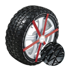 (평일3시전구매당일출고)부드러운 승차감 직물업그레이드 스파이크스노우체인 대원 전차종 제동력향상, 1세트