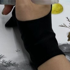 두손가락 타블렛 드로잉 장갑 스케치 미술 작업용 s사이즈 그래픽작업 타블렛장갑 지문방지장갑