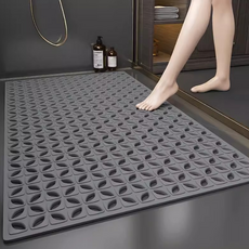 레디박스 세련된 욕실 화장실 안전 미끄럼방지 매트 패드, 딥그레이, 1개