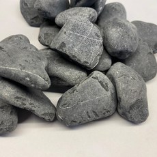 【墨紋石】1kg 石材 魚缸造景 水草缸造景 天然岩石 底砂 園藝 水族用品 螯蝦 溪流 河川 雲石, 1個