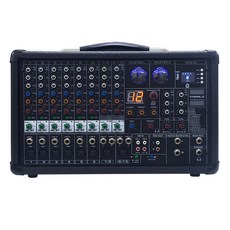 카날스 KANALS BKM 800 파워드믹서 강당 무대 믹서 파워앰프 800W, black
