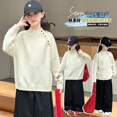 賣場優選新款可愛童裝女童毛衣兒童毛衣秋冬2025新款女童韓係穿搭超好看針織衫大童秋裝時尚上衣