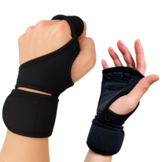 짐스터즈 손목보호 굳은살방지 헬스장갑, 1세트, 블랙