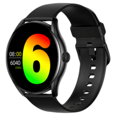 ProTap 智能手錶 AMOLED 藍牙通話 IP68 防水, 黑色, 3.63cm, 藍牙
