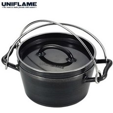 UNIFLAME 6吋黑皮鐵鍋 碳鋼荷蘭鍋 U661055 日本製, 1個