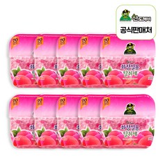 산도깨비 화장실용 탈취제 피치향, 300g, 10개