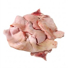 수입산 발골 돼지머리 고기 마스크 2kg, 1개