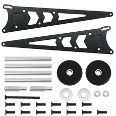 알루미늄 합금 휠리 바 키트 테일 휠 헤드업 호환 1/10 슬래시 2WD Rustler Bandit RC 트럭 업그레이드, 알루미늄 합금 휠리 바 키트 테일 휠 헤드업 호환 1/, 1개