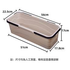 拖把桶長方形家用大號拖布清潔桶海綿擠水塑料洗車拖把桶單桶, 1個