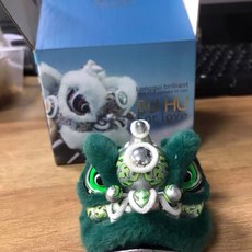 好貨特惠 迷你醒獅國潮醒獅汽車車載擺件 迷你可愛尺寸8cm招財車內個性, 綠色, 1個
