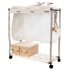 PICO 分類回收桶 3件組, 白色