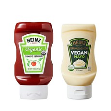 하인즈 유기농케첩 397g+비건 마요네즈 270ml, 1개
