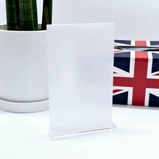 투명 아크릴 스탠드 메뉴판 만들기 카페 미용실 A6