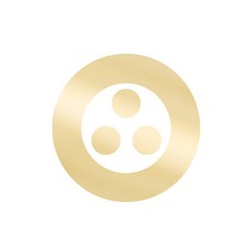 24K GOLD 삼보륜 메탈스티커 [45mm], 삼보륜 45mm, 1개, 단품