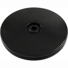 비브랜드 회전 트레이 주방 양념 화장품 정리 4인치 블랙 아크릴, 6 Inch, White