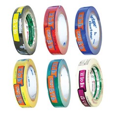 1723 금성 마스킹 테이프 25mmX40m (1개) 강력한 접착력 표지구분 디자인작업 도장 페인트작업, 금성 마스킹테이프 25X40_미색