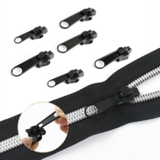 루니바 셀프 간편 지퍼 수선 키트, 1개, 검은색