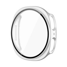 티엑스엘엑스 갤럭시워치 8 풀커버 케이스, 실버