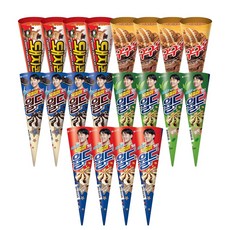 콘아이스크림 5종 20개 월드콘 바닐라 + 쿠키앤크림 + 말차 + 구구콘 + 돼지콘, 1세트, 3.2L