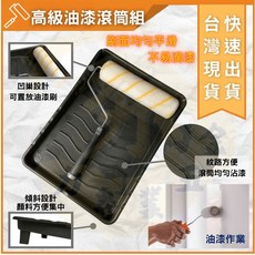 大力專業五金 漆盤組滾刷組，含9吋滾刷、油漆刷、滾筒、7吋/4吋油漆滾輪組、油漆盤，馬上出貨, 1個, 單個滾刷套（3吋）