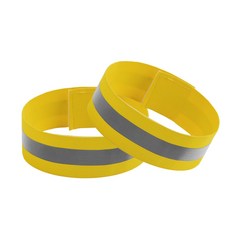 야광밴드 야광띠 반사밴드 반사띠 형광밴드 안전밴드 발광밴드 반사스트랩 야광팔찌 교통안전벨트 발목밴드, 1세트, 라임+노랑