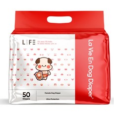 라비앙독 암컷 강아지 안심 기저귀 대용량 50매, 미니, 1개, 50개입