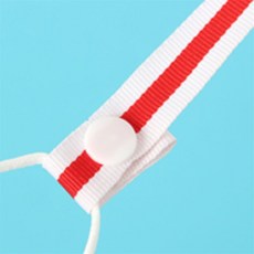 권사장 마스크 스트랩 화이트레드 마스크귀통증