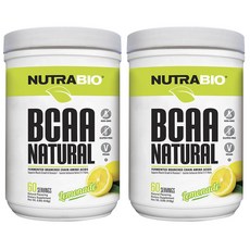 NUTRABIO BCAA健身粉末 檸檬水, 2個, 418克