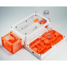 개미키우기 사육장 여왕개미 집 관찰교구 곤충, (옵션2) 오렌지 개이집