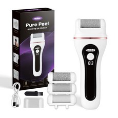 헤몬팜 퓨어필 전동 각질 제거기 발바닥 굳은살 충전식 C타입, 화이트