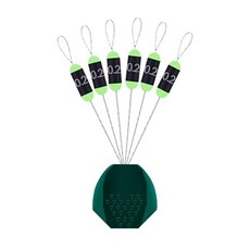 迷你魔術鉛05剋硅膠刻度鉛自鎖鉛皮座傳統釣小鉛墜七星漂快速鉛, 1個, 七星漂魔術鉛(0.3剋)1組6枚