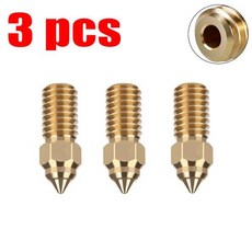 엔더 3 V3 SE 깍지 엔더 7 스파이더 엔더 5 S1 시리즈용 0.2 0.4 0.6 0.8 1.0mm 3D 프린터 부품 고속 노즐 1 개 2 개 3 개, 18)3 Brass