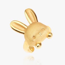 [한국표준금거래소] 24K 순금 99.9 큐티 토끼 돌반지