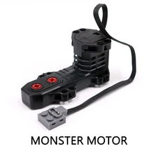 기술 모터 전원 부품 IR 속도 APP 제어 배터리 박스 서보 광 수신기 PF 자동차 빌딩 블록 벽돌, 08 Monster Motor