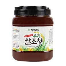 자연닮음 국산 안동60년 전통 맛있는 우리쌀조청 물엿 3kg, 1개