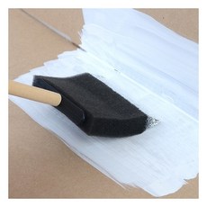 스펀지붓 7.5cm 페인트용 폼브러쉬 대형붓 페인트붓 미술붓