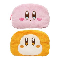 일본 정품 별의커비 필통 캐릭터 양면 파우치, 1개, Kirby