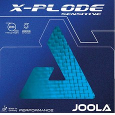 【雙兵桌球】JOOLA X-plode Sensitive, 1個, 2.2mm, 黑色, 1個裝