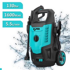 ESPER CL401 高壓清洗機，130Bar強力水壓，1600W大功率，5.5L/min出水量，多功能噴頭, 1個