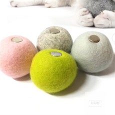 경희의마실 고양이 장난감 캣닢 양모볼 2개 랜덤발송 고양이스트레스해소완화