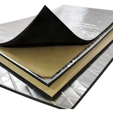 자동차 소음 감소 매트 - 394mm 37.1제곱피트 방음 폼 매트 트럭 차량용 오디오 데데너 및 단열