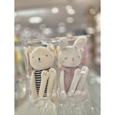 아가방[동아쇼핑점] #신생아 출산 준비물# 축하선물 !!유아봉재인형 매장인기템!! 딸랑이 봉재인형 애착인형 토끼인형 곰돌이인형 어린이제품안전입증 롤리애착인형