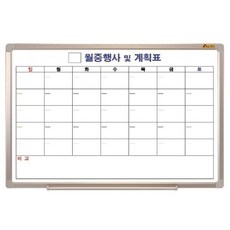 두문 화이트보드월계(70x50cm) 필기 보드 mar1151Cu, 단일