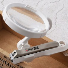 손톱관리 돋보기 손톱 깎이 발톱 정리 도구 노안 부모님 선물 689000AA (1EA), 본상품